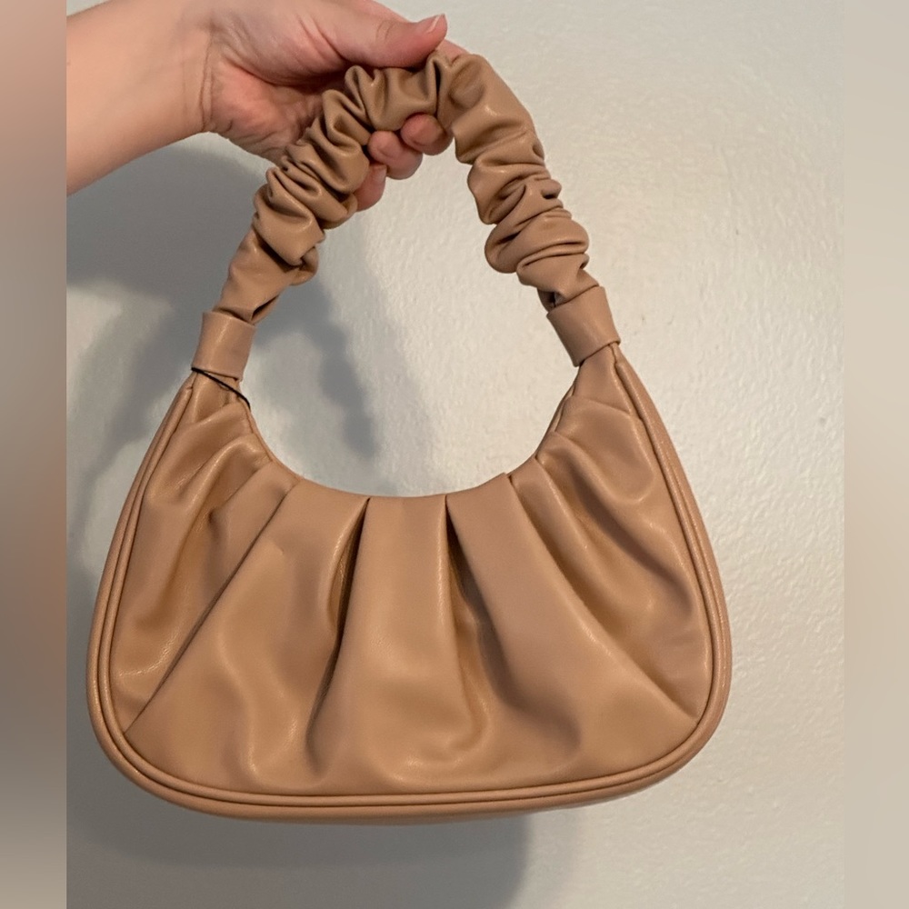 Tan shoulder purse!